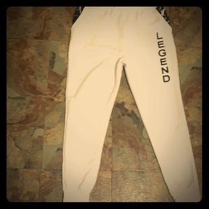 White Joggers